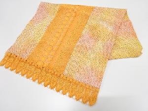 本総絞り　レース　ショール